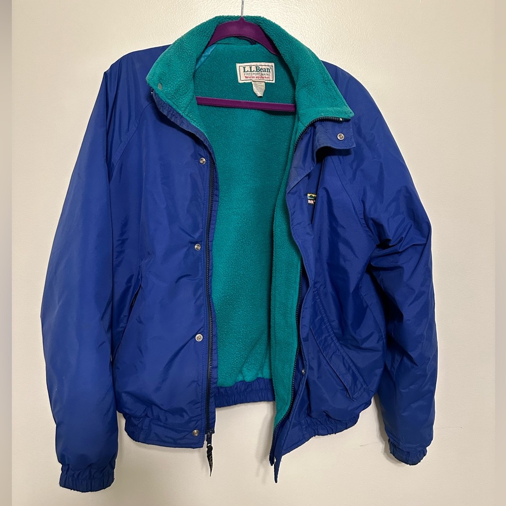 Vintage LLBean Warm up jacket